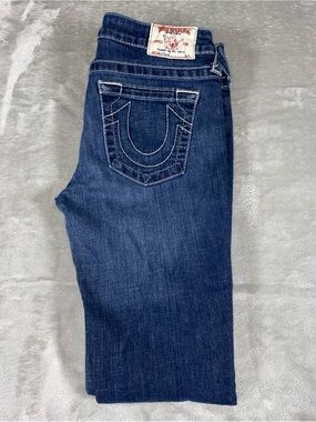 True Religion Women’s Dark Wash Stella Skinny Jeans USA Size 29x30 Cotton Blend